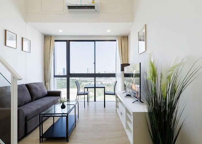 Apartamento Loft Pool Superior Near Jodd Night Market 500mbps Wi-fi Twin *