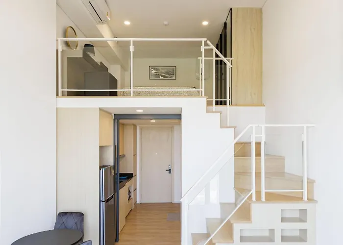 Apartamento Loft Pool Superior Near Jodd Night Market 500mbps Wi-fi Twin *