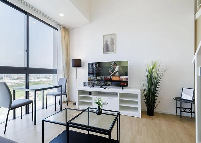 Loft Pool Superior Near Jodd Night Market 500mbps Wi-fi Twin Apartamento *